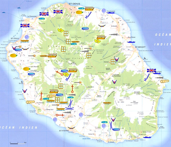 Carte de la Réunion