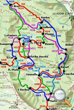 Distancier du Cirque de Mafate