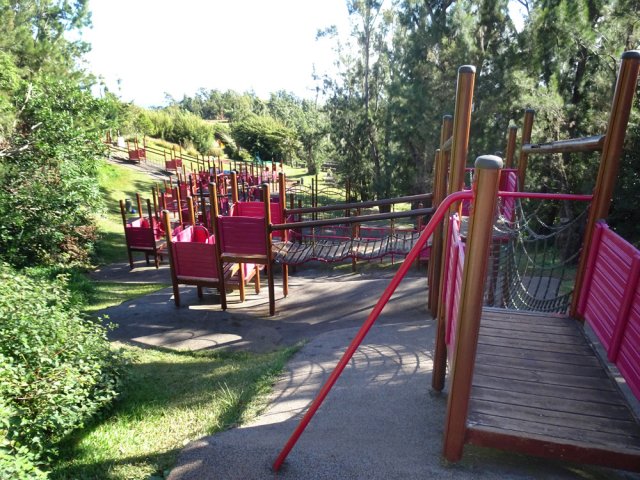 Une zone très ludique près du sentier de découverte
