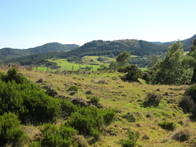 Paysages de landes autour du piton