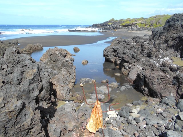Le temple malbar subit souvent les assauts de la mer