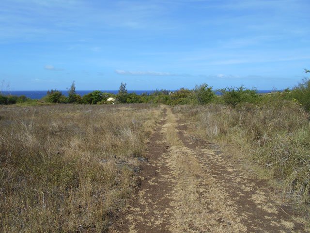 Le chemin dans les anciennes cultures qui rapproche de la mer
