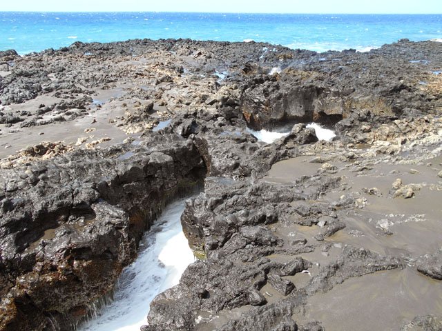 Une succession de trois arches créées par l’effondrement de la voute