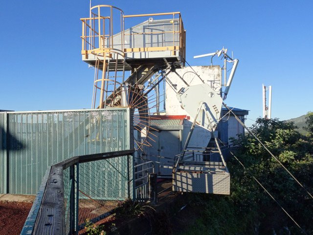 Les installations du monte charge venant de Grand Bassin