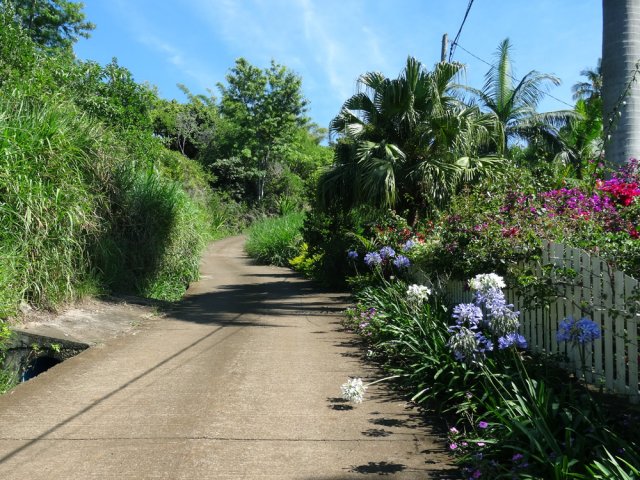 Forte descente sur le Chemin Piffareli