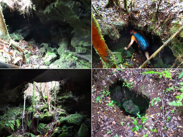 Un court tunnel de lave pour se détendre lors d'une pause