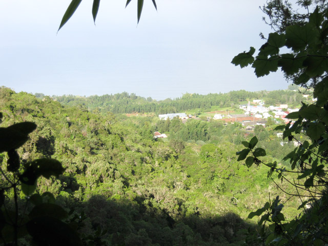 Une trouée donne vers le Tévelave
