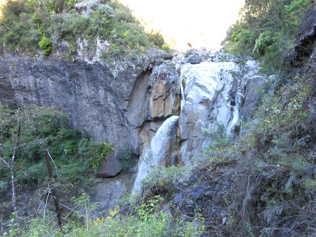 La Cascade du Bras Rouge en début de descente