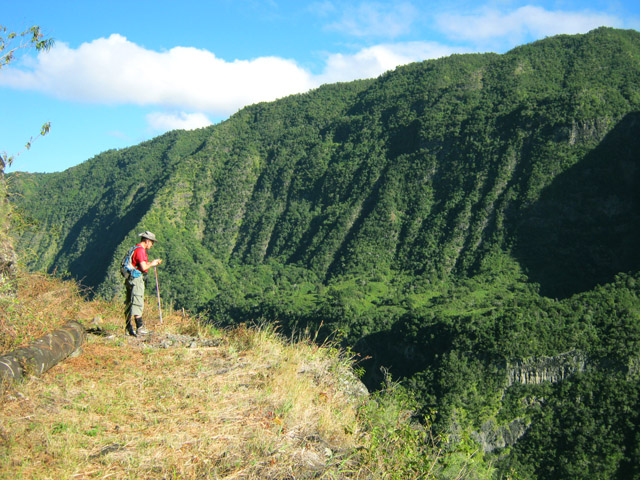 Très belle vue sur l'Îlet Marron, en face du rempart