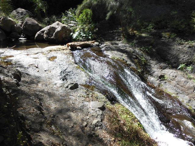 Un des nombreux toboggans rencontrés le long du parcours
