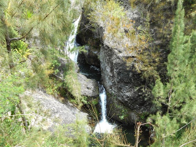 Le Bassin Ti Chien depuis le sentier du retour