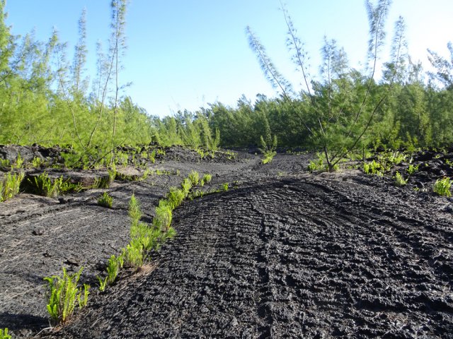 Remonter la rivière de lave pour en apprécier la beauté