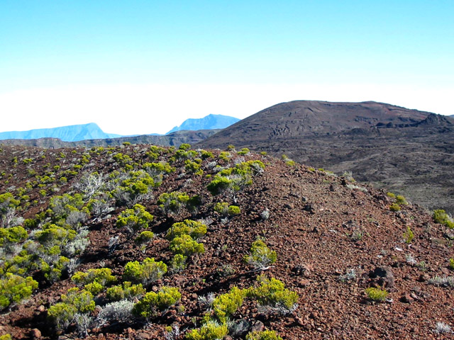 Le panorama sur le Piton des Neiges annonce la fin du parcours