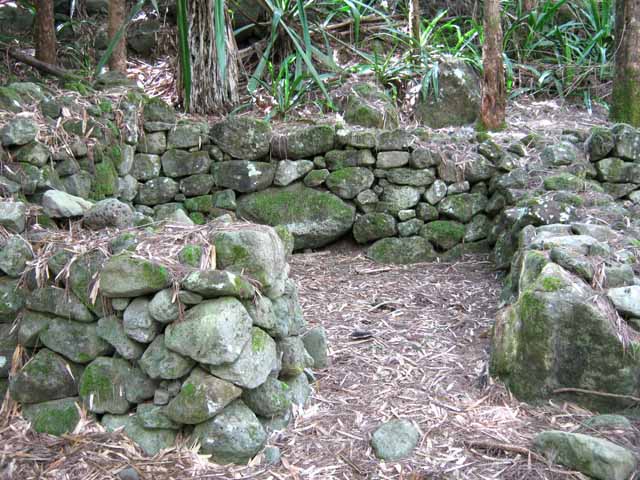 Une des ruines rencontrées en allant vers Fond de Sonje