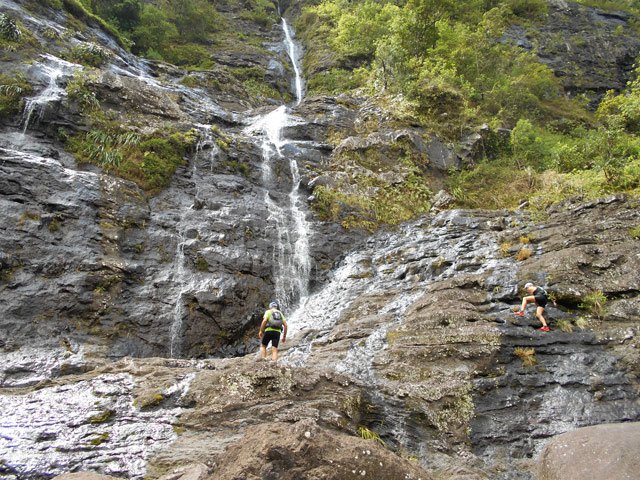 Toutes les cascades rencontrées s'approchent plus ou moins facilement