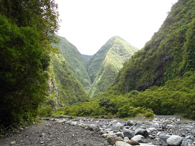 Magnifique fond de vallée avec passage facile
