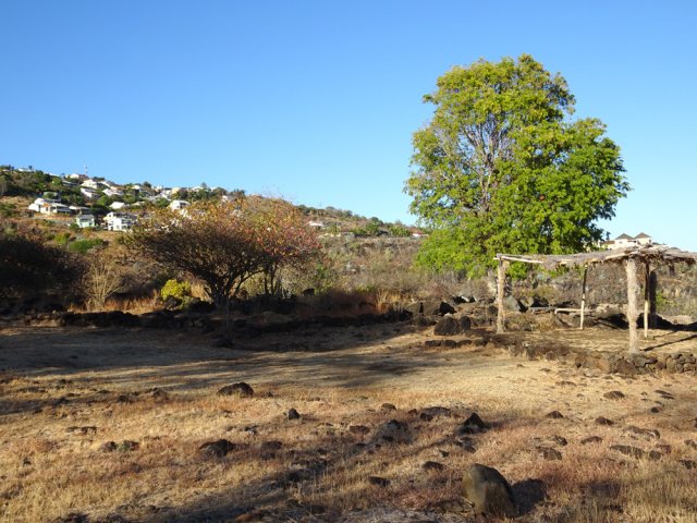 L'aire de repos à droite en montant