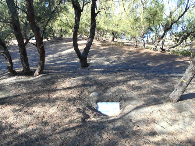 Les balises s'ensablent petit à petit et disparaîtront peut-être