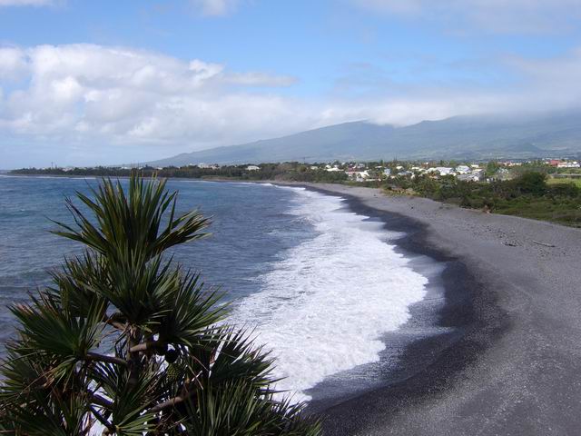 Saint Benoît et sa plage Nord depuis la Pointe de Bourbier
