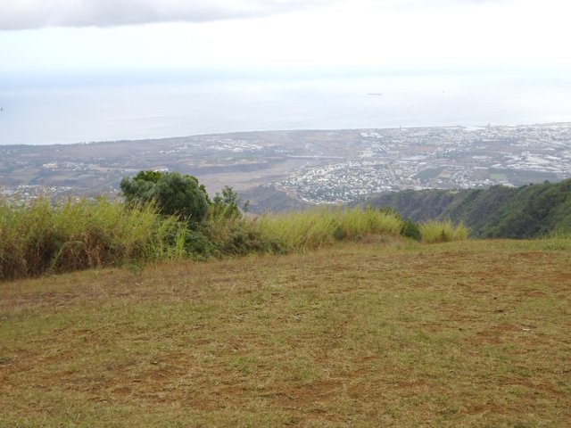 Larges panoramas sur l'océan depuis l'aire