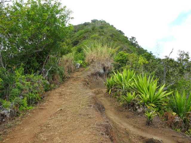 Partir par le sentier de droite. On revient par celui de gauche