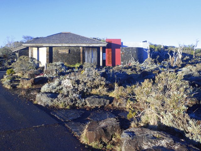 Le bar, proche du belvédère du Pas de Bellecombe Jacob