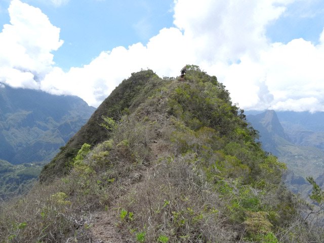 Un beau coin à Bivouac sur le sommet de l'avant dernier piton