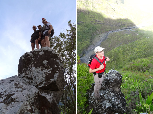 Quelques roches dépassent mais le sentier les contourne