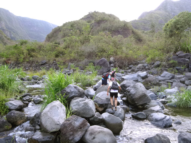 Passage du gué de la Rivière Sainte-Suzanne