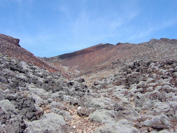 La montée au Piton des Neiges, exempte de végétation