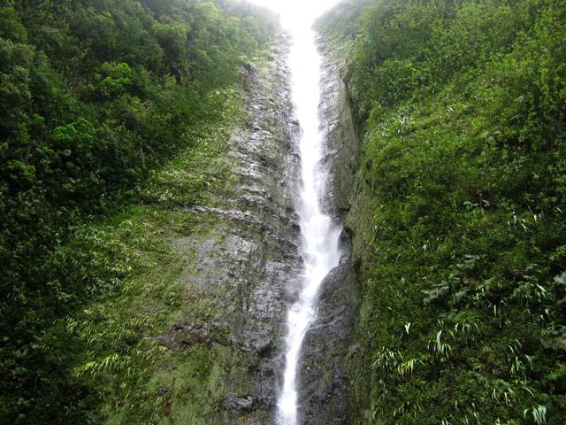 Vue d'une partie de la cascade
