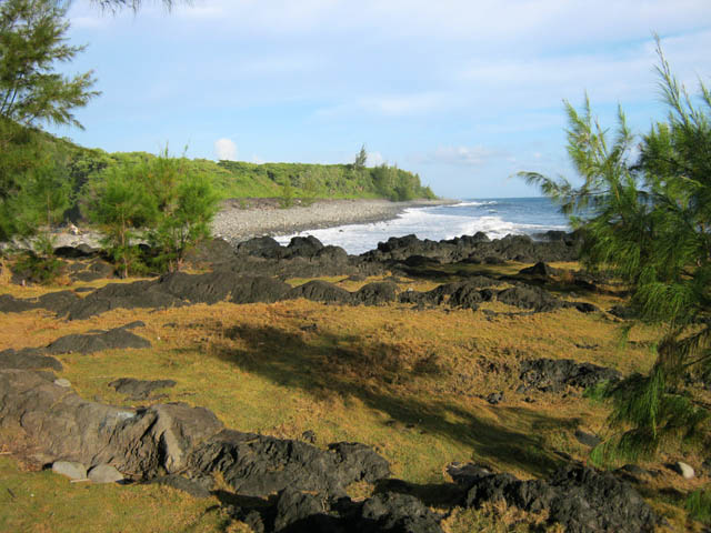 Une idée du littoral avant Sainte Rose