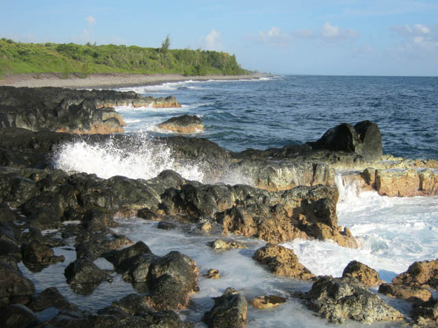 La mer est souvent forte dans cette région
