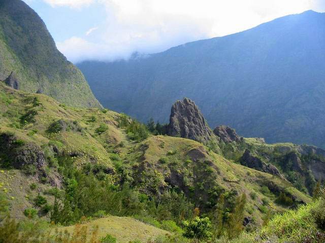 Les alentours d'Ilet Haut avant la descente sur le Pavillon