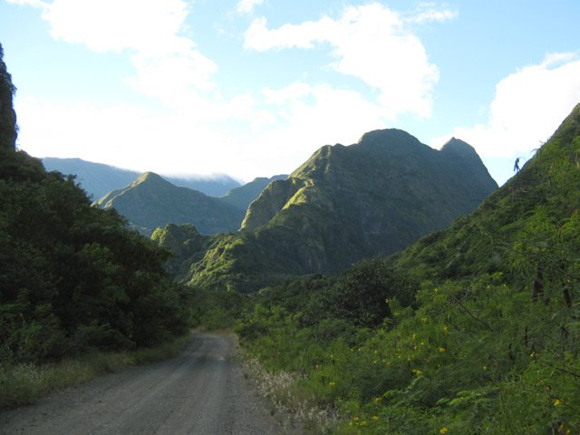 La piste reste de bonne qualité contrairement aux gués