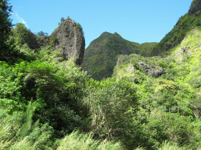 L'étroit goulet indiquant la fin du Bras des Merles