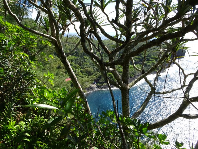 Points de vue sur l'Anse des Cascades qu'on rejoindra bientôt