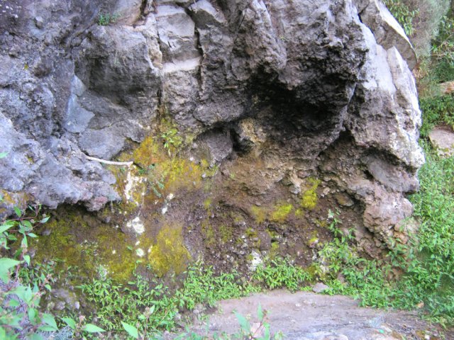 Une grotte pour une courte halte de repos