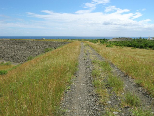 Le même à l'approche d'un décrochement en béton
