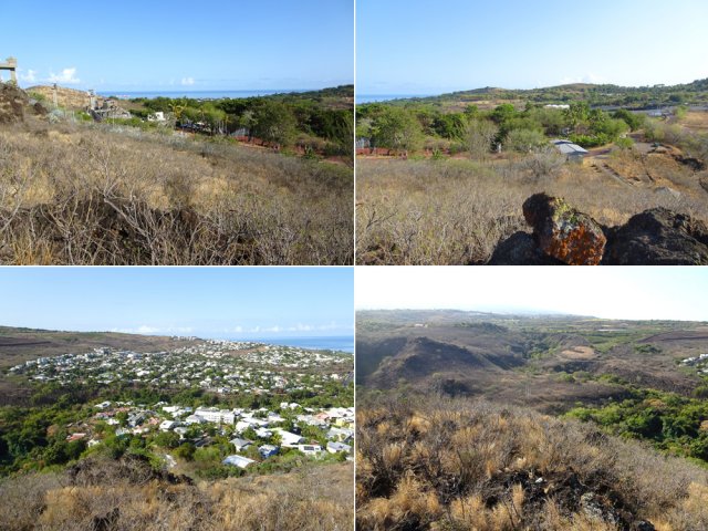 Depuis les rochers près des antennes, on bénéficie de vastes panoramas sur la région