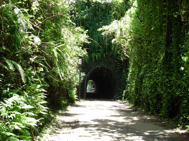 L'ancien tunnel de la ligne de St Benoit à Saint Denis