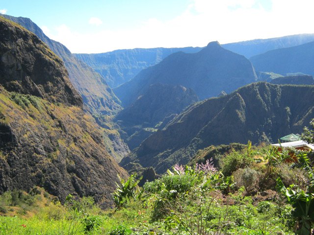 Panorama vers Grand Place et le Piton Cabris