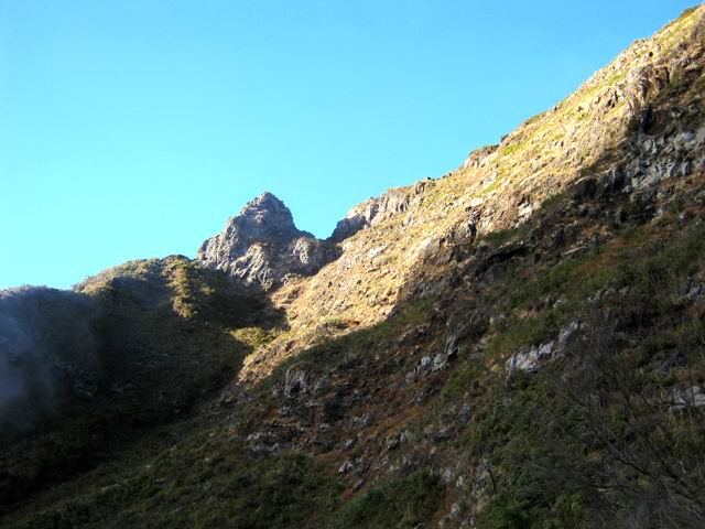 Le Maïdo depuis le sentier de Roche Plate