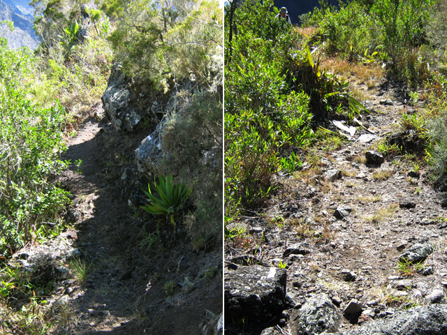 Deux tronçons du tour du sommet du Bronchard