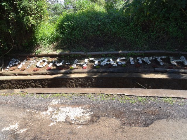 Le nom du piton est au début de la balade