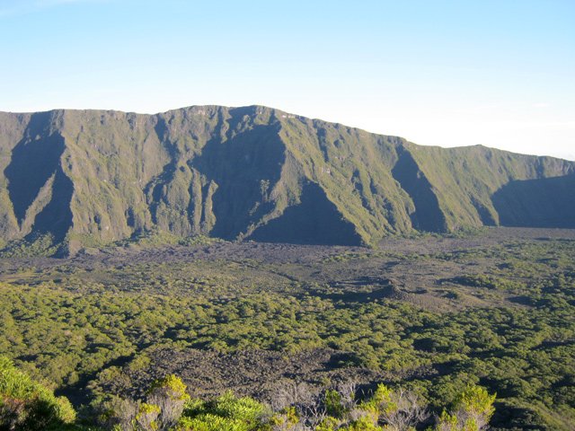 Vue sur la Savane du Rond depuis le Gîte du Pas de Bellecombe