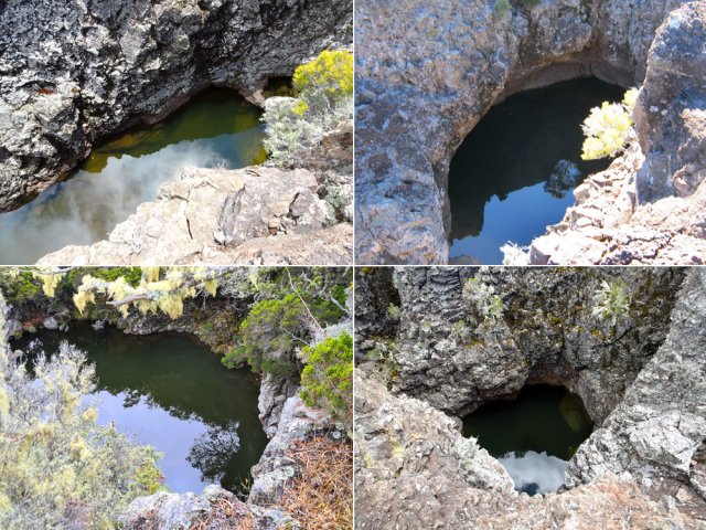 Les bassins, tous inaccessibles, se succèdent
