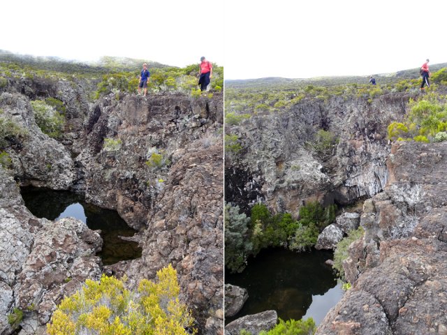 Attention à la chute si le sol est glissant