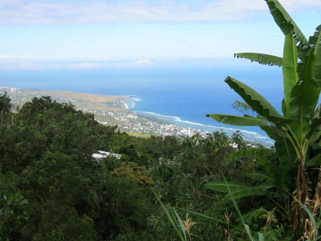Vue sur l'Océan depuis la Route Hubert Delisle