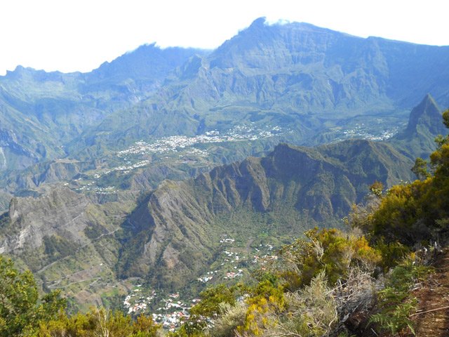 Un point de vue sur Cilaos qui se mérite mais dont on se lasse pas